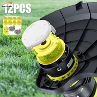12Pcs Weed Wacker String Compatible with AC80RL3 Sturdy Trimmer String with Covers 2mm/0.08inch SHOP