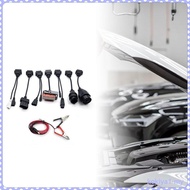[KokiyaedMY] 8 Pieces Full Set Car Cable Diagnostic Cable Diagnostic Connector Cables Reliable Conne