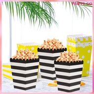 24Pcs Multi Color Paper Popcorn Bowls Snack Buckets for Movies Parties Weddings uiran2