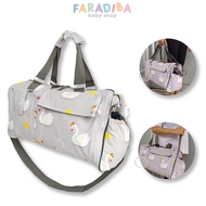 Diaper Bag Tas Perlengkapan Bayi Multifungsi / Caddy Baby Bag Multipurpose / Diapers Pampers Ibu Bus