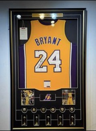 Kobe Bryant 24號 親筆簽名球衣 稀有藝術品