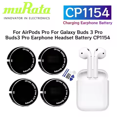 1-100PCS CP1154 Battery for Airpods Pro 2 TWS Bluetooth Earphone A2698 A2931 A2699 A3047 A3048 A3049