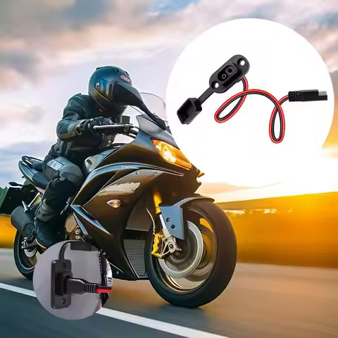 SAE Power Cord Socket 12AWG SAE Power Socket Universal SAE SAE Quick Connect 30A Sidewall Port Flush