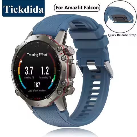 Watchband for Amazfit Falcon Strap Sport Bracelet for Huami Amazfit Falcon Replacement Soft Silicone