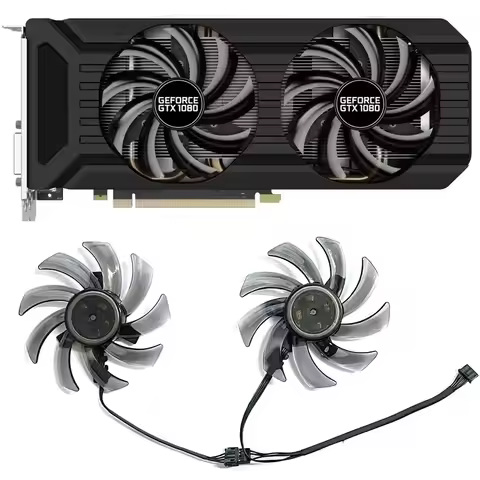 2pcs 85mm FDC10H12S9-C GA91S2U 4pin for Tongde Geforce GTX 1070 Ti 1070 1060 1080 GTX1060 Dual Graph