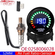 Smoke Digital AFR Gauge 52mm Air Fuel Ratio Meter Lambda Probe Narrowband Oxygen O2 Sensor OE2344209