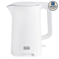 BLACK+DECKER Electric Kettle 1.7L SUS316 Stainless Steel Double Wall Cordless BXEK3250-A FREE Type G
