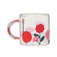 Starbucks Mother's Day 日本限定2023 星巴克母親節康乃馨蜂鳥耐熱玻璃杯 296mL