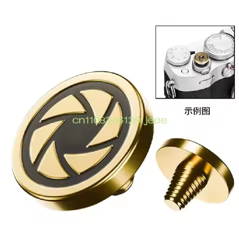 1PCS Solid Copper Shutter Release Button for Fujifilm XT50 X100VI XT30 XT30III XT5 XT4 XT3 Leica Q3 