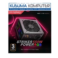 PSU Infinity Striker Power 550 RGB 550W Bronze