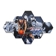 Hexagonal Wall Decoration 1 Set Anime Aomine Daiki Special Edition zelashop20