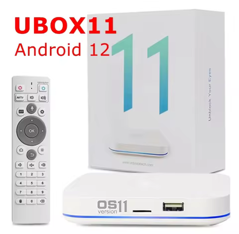 [Genuine]Unblock tech Ubox 11 tvbox Japan Korea U11 Ubox11 PRO MAX 2025 best set top box hot in USA 
