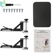 Desk Extender Tray Adjustable Computer Keyboard Tray Foldable Table Mount Arm Wrist Rest Shelf SHOPQ