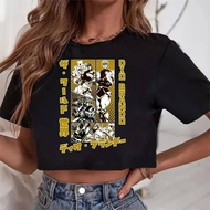 Jojo's Bizarre Adventure Cropped Top - Gothic Vintage Y2K Shirt
