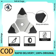 VoltForge 10inch 3 Teeth Brush Cutter Blade Mata Mesin Rumput Heavy Duty Garden Parts Brush Cutter