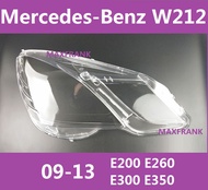 Benz W212 (4 doors)headlamp cover 09 -13 E200 E260 E300 E350 headlight cover LENS เลนส์ไฟหน้า พลาสติ