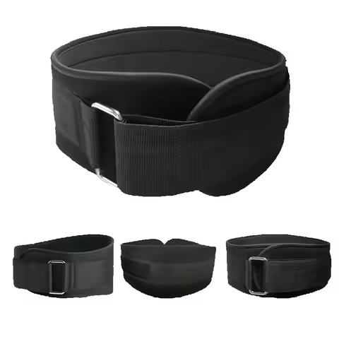 Black Thick EVA Weightlifting Belt,Quick Locking Powerlifting Belts to Keep Body in Proper Shape,Gym