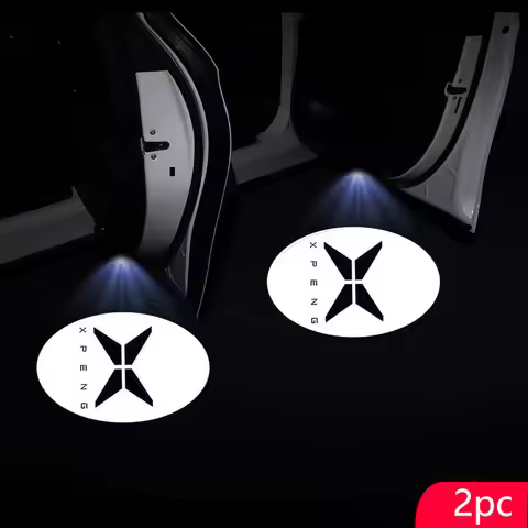 2pcs Car door welcome light logo Emblem For Xpeng P7 G3 G3i G9 P5 X2 N5 F30 H93 Beta 2019 2020 2021