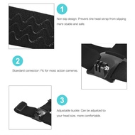 XIXIAN Adjustable Anti-Slip Action Camera Head Strap Headband Mount for Hero 7/6/5/4 /YI