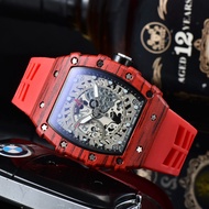 New Unique Wood Grain Men's Watch RM Barrel Hollow Creation RM German Watch Men's Business Fashion W