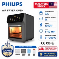 PHILIPS Air Fryer 9L Large Capacity Touch Digital Display 3D Hot Air Circulation Air Fryer Oven
