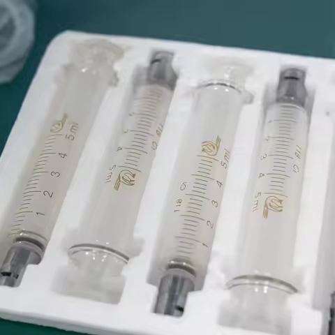 Glass Syringe 5ml 10ml Mental Male Luer Lock Ozone Syringe for Injection Insufflation
