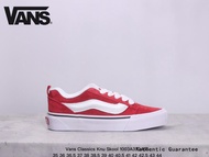 แวนส์ Vans Classics Knu Skool Sneakers Genuine Outdoor Shoes รองเท้าผ้าใบ ได้ทั้งชายหญิง แฟชั่นสตรีท
