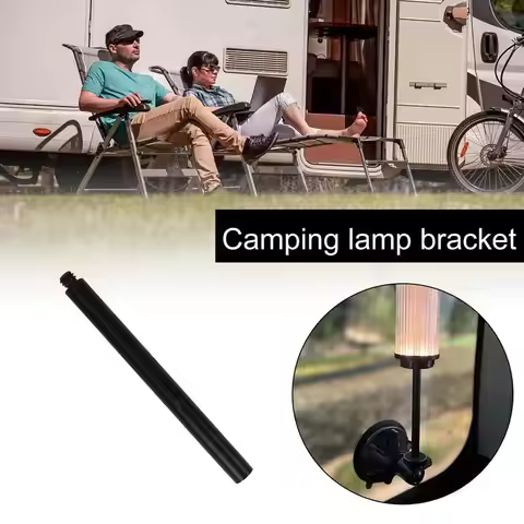 Outdoor Lamp Post Non-Slip Light Holder For Outdoor Camping Lamp Accessories With Suction Cup Screw 