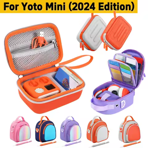 Hard Carrying Case Bag for Yoto Mini 2024 Travel Storage Bag Shockproof Card Holder Case for Yoto Mi