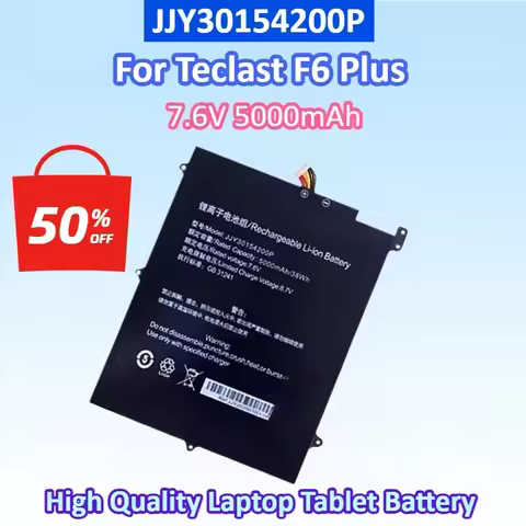 Brand New JJY30154200P 7.6V 5000mAh Battery for Teclast F6 Plus 30154200P Laptop Tablet Battery 7-Wi