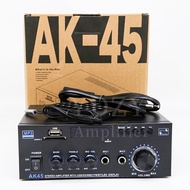 High Power Digital Amplifier Bluetooth USB Dual Channel Amplifier AK45 HiFi Audio Equipment Speaker 