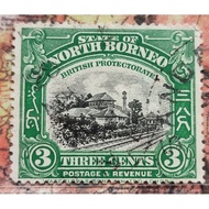 Setem State of North Borneo OP British Protectorate Three Cents (N54)
