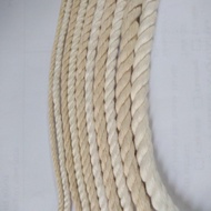 [HCM]Dây thừng se macrame (1kg) cotton 3 xoắn kem sữa và vàng ngà (2mm 3mm 4mm 5mm 8mm 10mm 15mm)