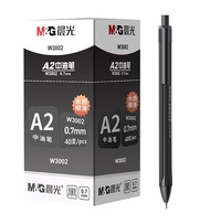 = Chenguang A2 Medium Oil Pen W3002 Press Ballpoint Pen Triangle Pen Holder Smooth Water Feel 0.7mm 