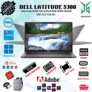 Dell Latitude 5300 Business Laptop | Intel Core i5 8th Gen vPro | 8GB DDR4 RAM | 256GB SSD | 13.3" F