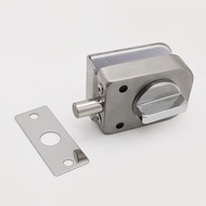 Kaca Pintu Kunci Grendel Slot Jepit Putar Stainless Steel Kamar Mandi Shower Glass Door Bolt Lock
