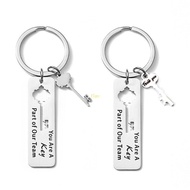 flgo Employee Appreciation Keychain Pendent Keychains Women Keyrings for Party Daily