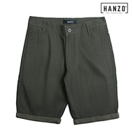 HANZO Men Short Pant Regular Fit Cotton Pant 106771 JL9803-9 - Green