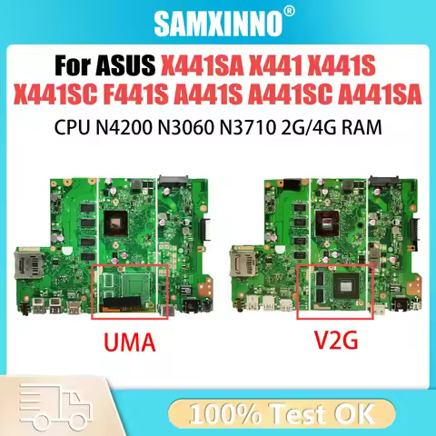 X441SA Mainboard For ASUS X441 X441S X441SC F441S A441S A441SC A441SA Laptop Motherboard With N3050/