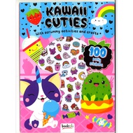 Puffy 100 Cute Capybaras Stickers/ Kawaii Cuties Stickers (Bookoli)