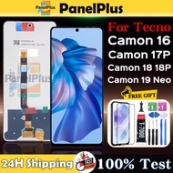 For Tecno Camon 16 17P 18 18P 19 Neo LCD With Frame Display Touch Screen CE7 CE7j Digitizer Assembly