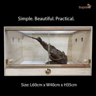 TUPAI Reptile cage / Reptile enclosure / Snake, gecko, tortoise... READY STOCK