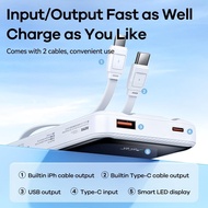 [3CCC] Remax RPP-679 Cynile Series 10000mAh 20000mAh 20W+22.5W LED Display with 2 Fast Charging Cabl