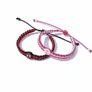 Spiderman couple bracelet - Spiderman knitted bracelet b2