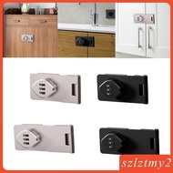 [Szlztmy2] Cabinet Door Lock File Cabinet Lock with Screws Household Cupboard Drawer Lock