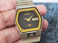 นาฬิกา Citizen automatic สภาพใหม่ จากปี 1970 สภาพสวยมากๆ หน้าปัดสีดำ