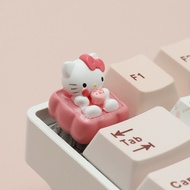 Dessert Hellokitty Keycap Merchandise Mechanical Keyboard Keycap Cute Customized ESC Keycap
