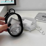 greatshore   Transparent Data Cable Charger Storage Bag Cable Organizer Waterproof Travel Bag Organi