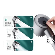 AT-🛫Wearing Spray Pressurized Shower Nozzle Household Shower Set Super Strong Bath Heater Filter Shower Head Bathroom Sh