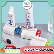 PERALATAN [babyjenny.id] J247 Toothpaste Clamp Stand Rotating Tooth paste Squeezer Rolling Bathroom 